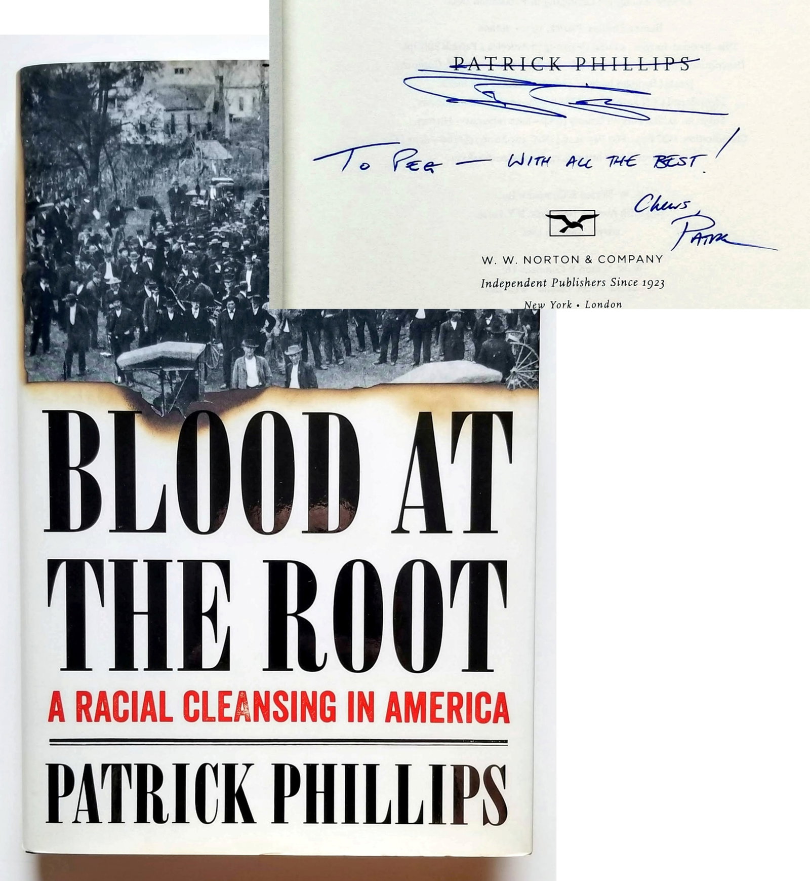 Patrick Phillips: Blood at the Root, Signed 1st Edition (1 of 5)