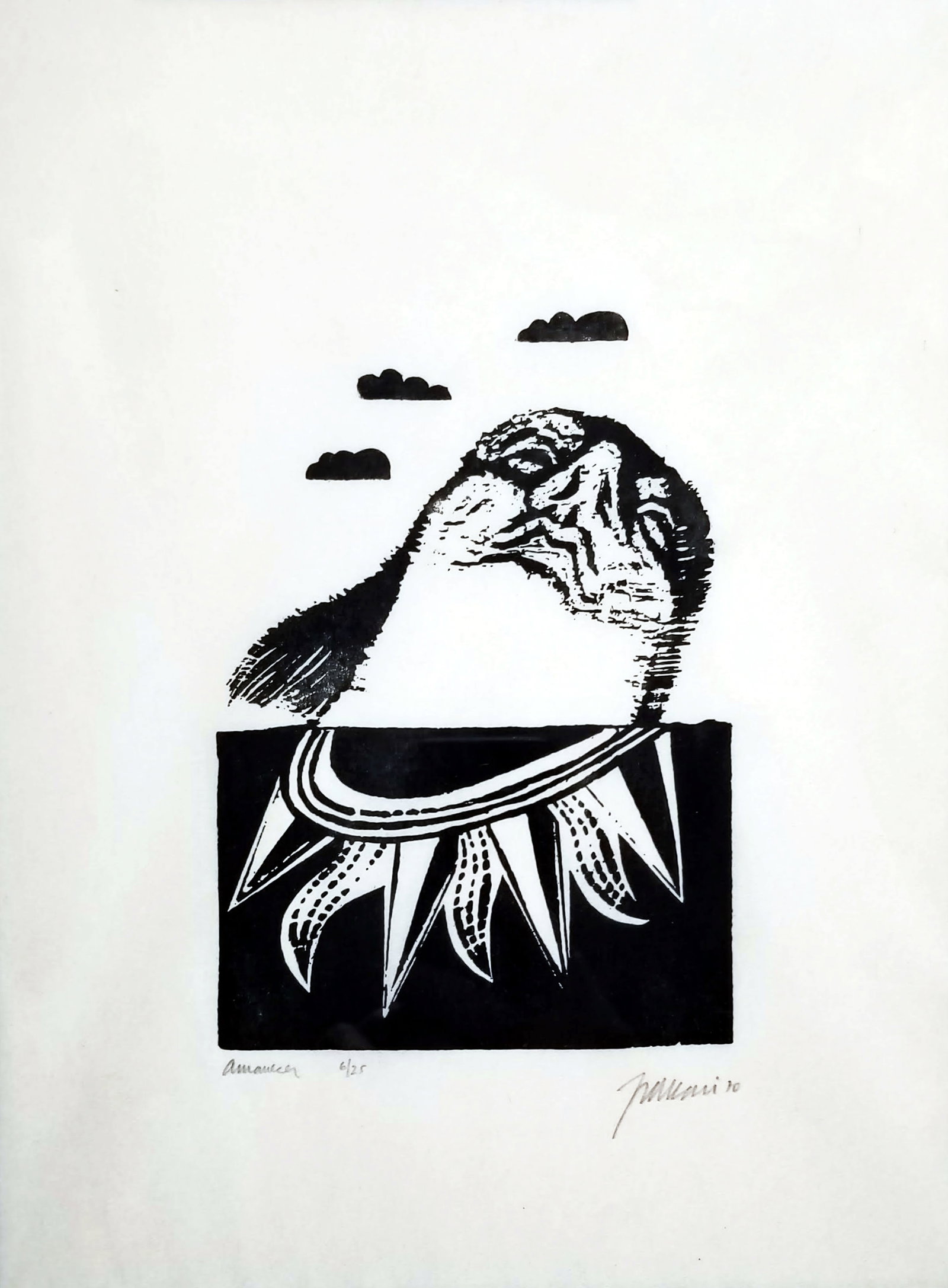 Antonio Frasconi: Amanecer 1970 Ed.6/25 Woodcut (1 of 5)