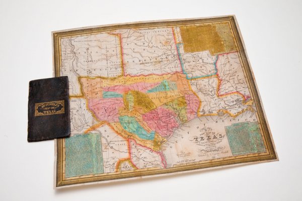 1836 Young-Mitchell Emigration Pocket Map of TX: Highly Influential 1836 Young-Mitchell Emigration Pocket Map of Texas 374. [MAP]. YOUNG, J[ames] H[amilton]. A New Map o