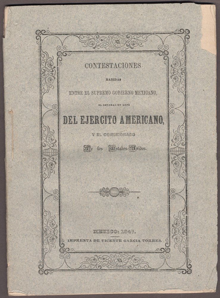 [BOUNDARY LINE]. Contestanciones habidas.... 1847 (1 of 3)