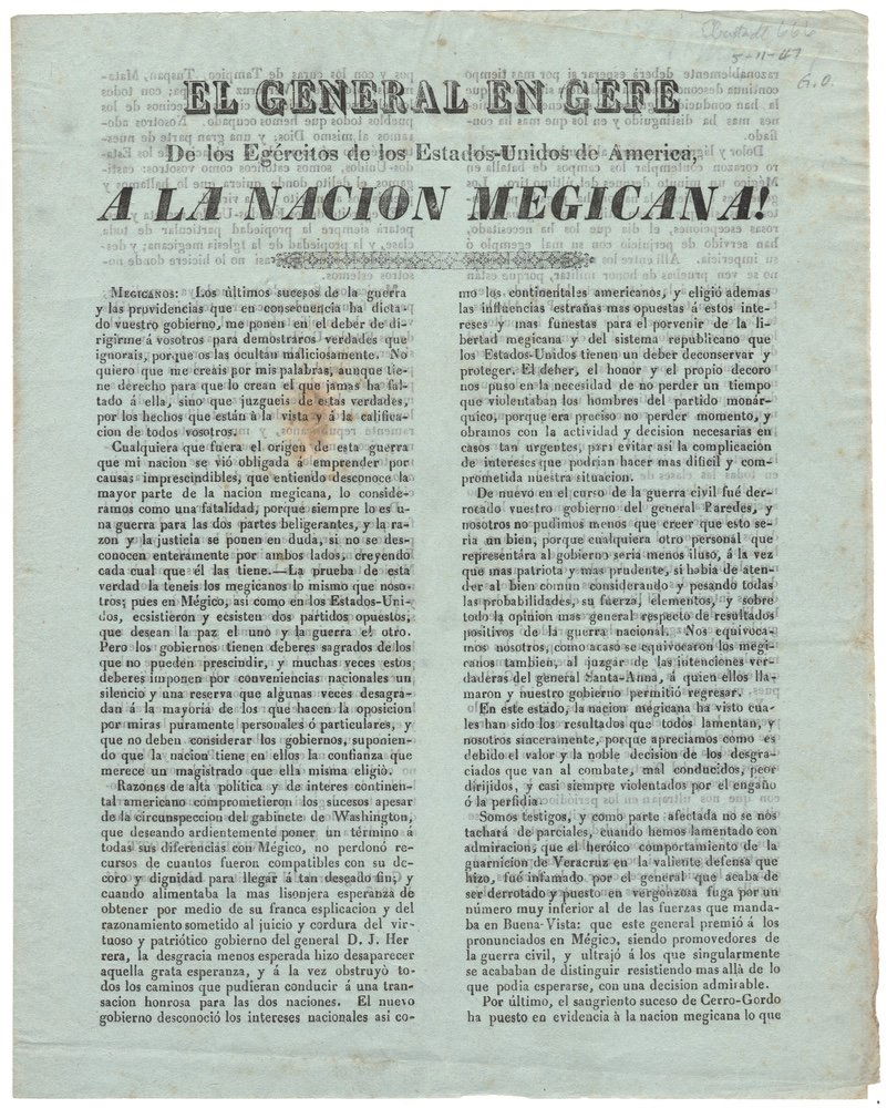SCOTT, Winfield. El general en gefe.... (1 of 1)