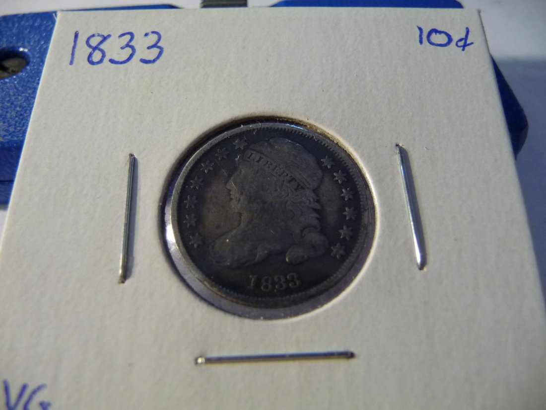 1833 Bust Dime (1 of 2)