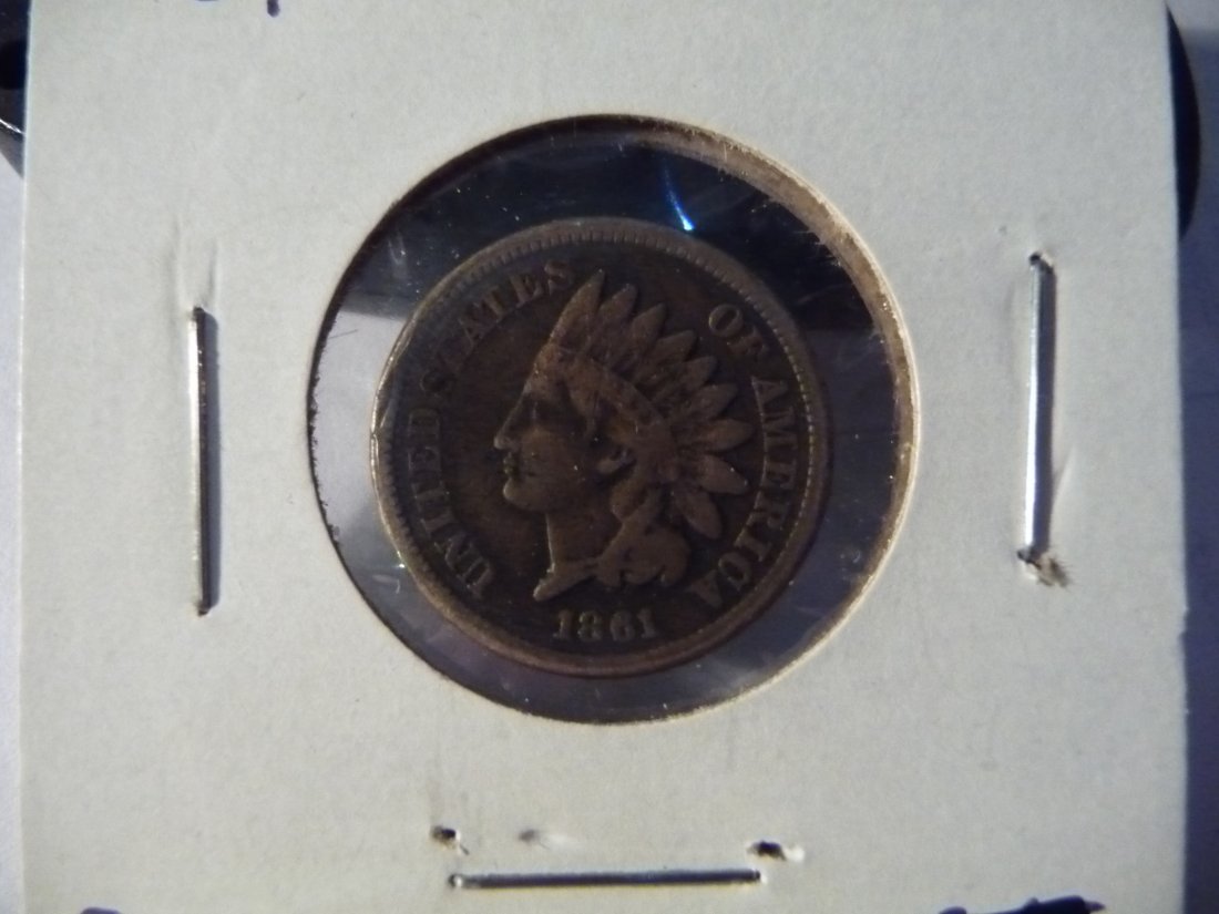 1861 Indian Head Cent (1 of 2)