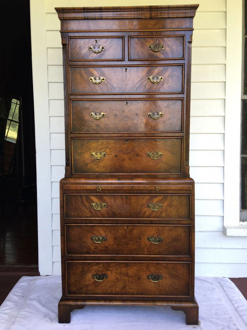 Highly Collectable late Georgian Chest on Chest (1 of 5)