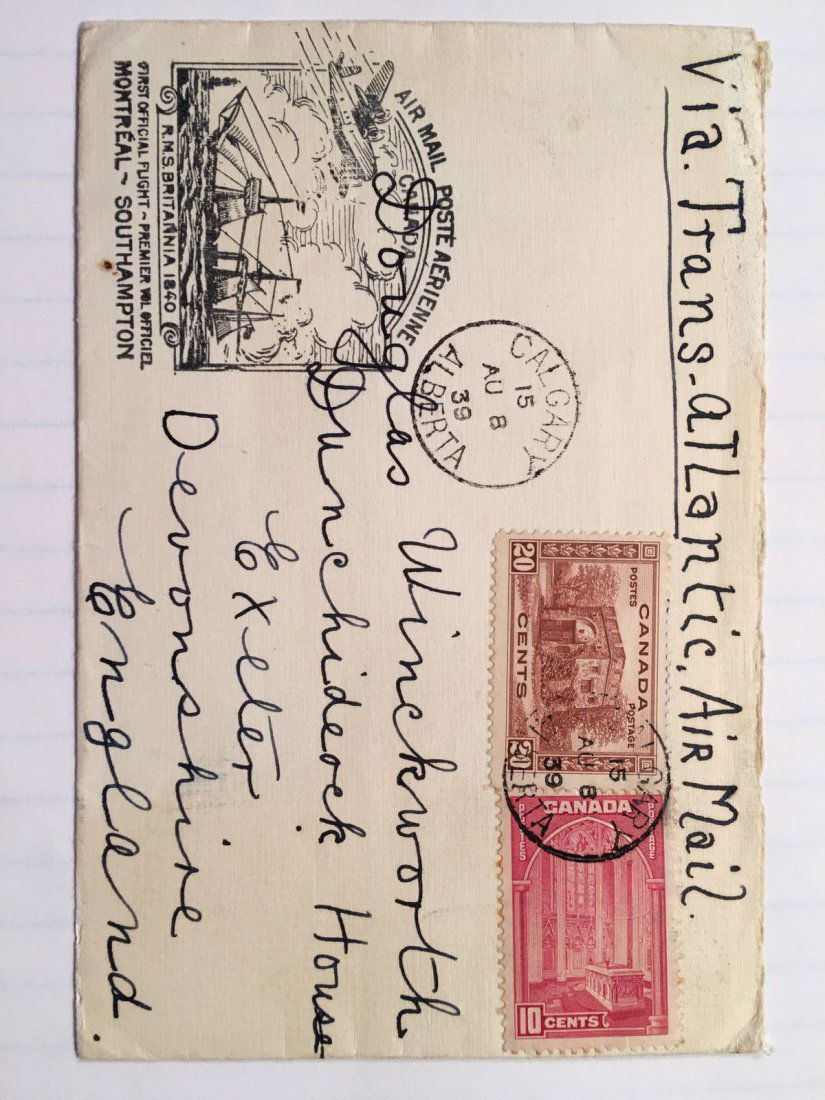 Airmail Cover - First Official Flight Montreal- South (1 of 2)
