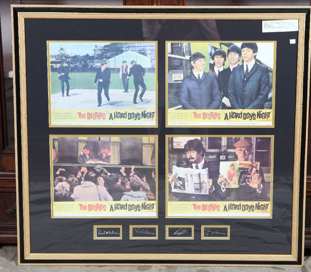 Framed print Hard Day's Night