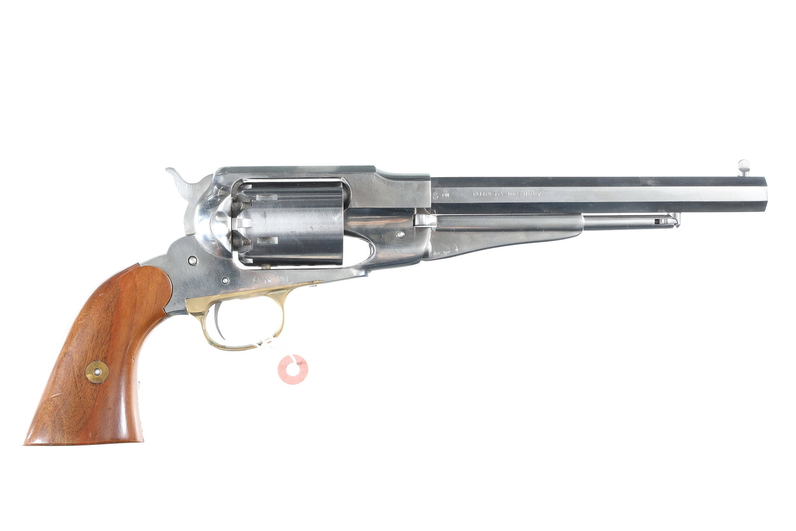 Pietta Black Powder Revolver .44 cal: .44 cal Serial # 117094 Very good to near excellent overall condition with light surface scratches and faint cylinder turn line. Mechanically excellent. Barrel 8" No4473