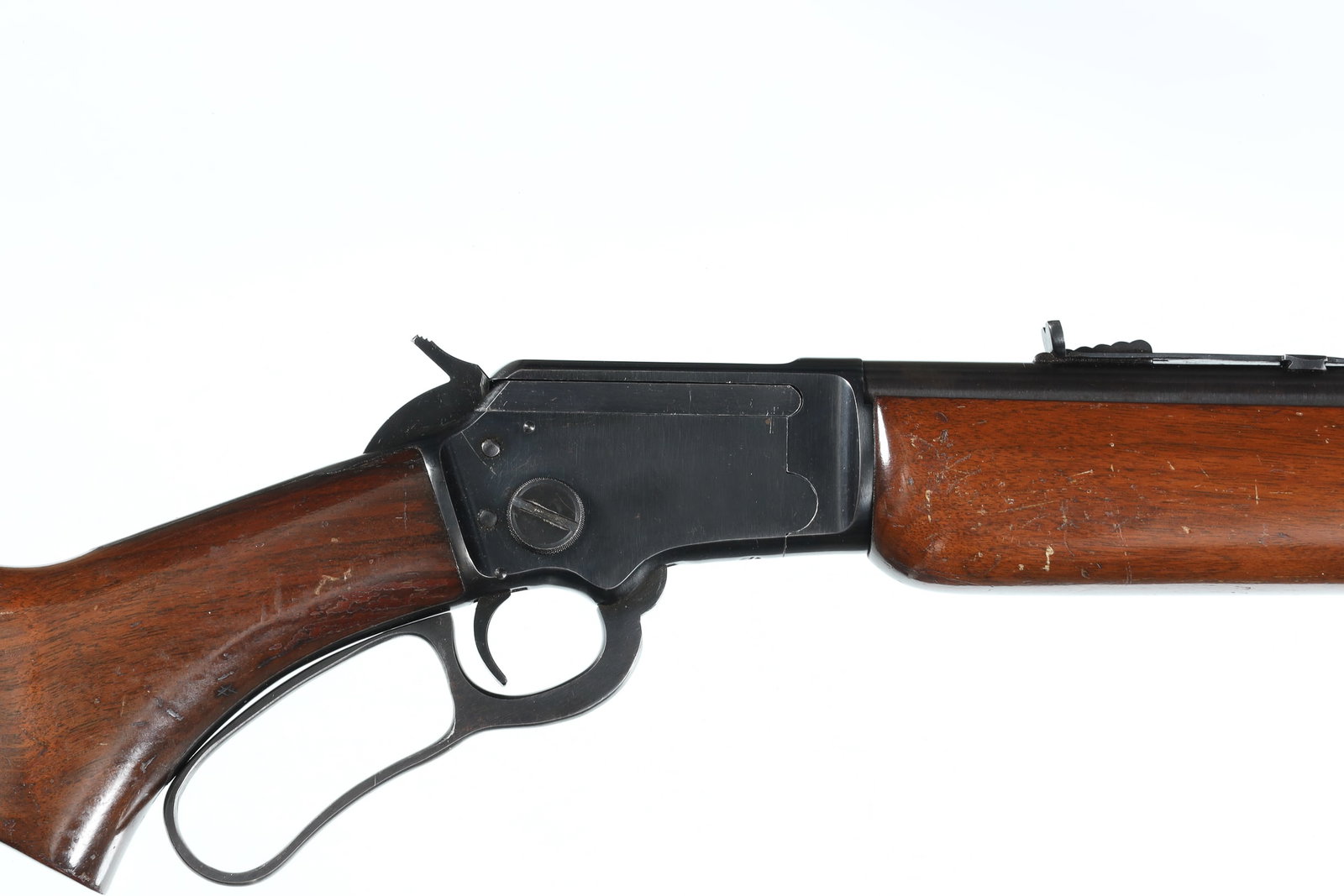 Marlin 39A Lever Rifle .22 sllr: .22 sllr Serial # D6312 Very good overall condition with handling marks and abrasions to stock. Mechanically excellent. Barrel 24" C&R