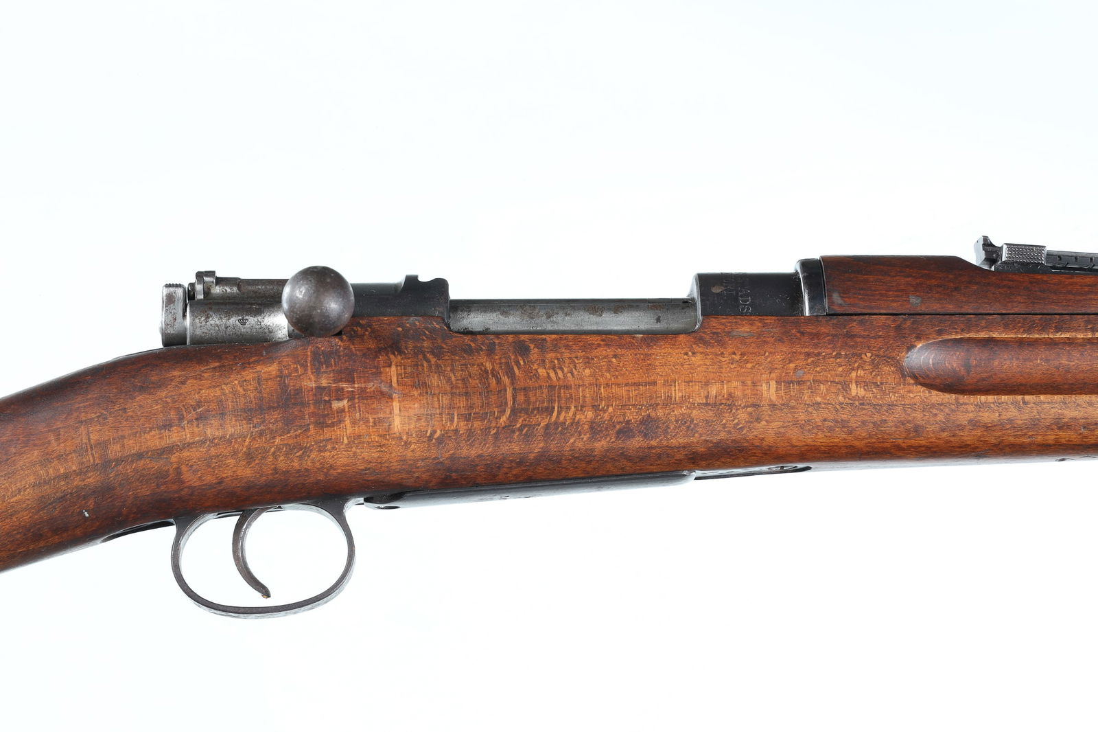 Carl Gustaf M96 Bolt Rifle 7mm mauser: 7mm mauser Serial # 503708 Very good overall condition with spots of oxidation on barrel, stock has handling marks and impressions. Mechanically excellent. Barrel 30" C&R