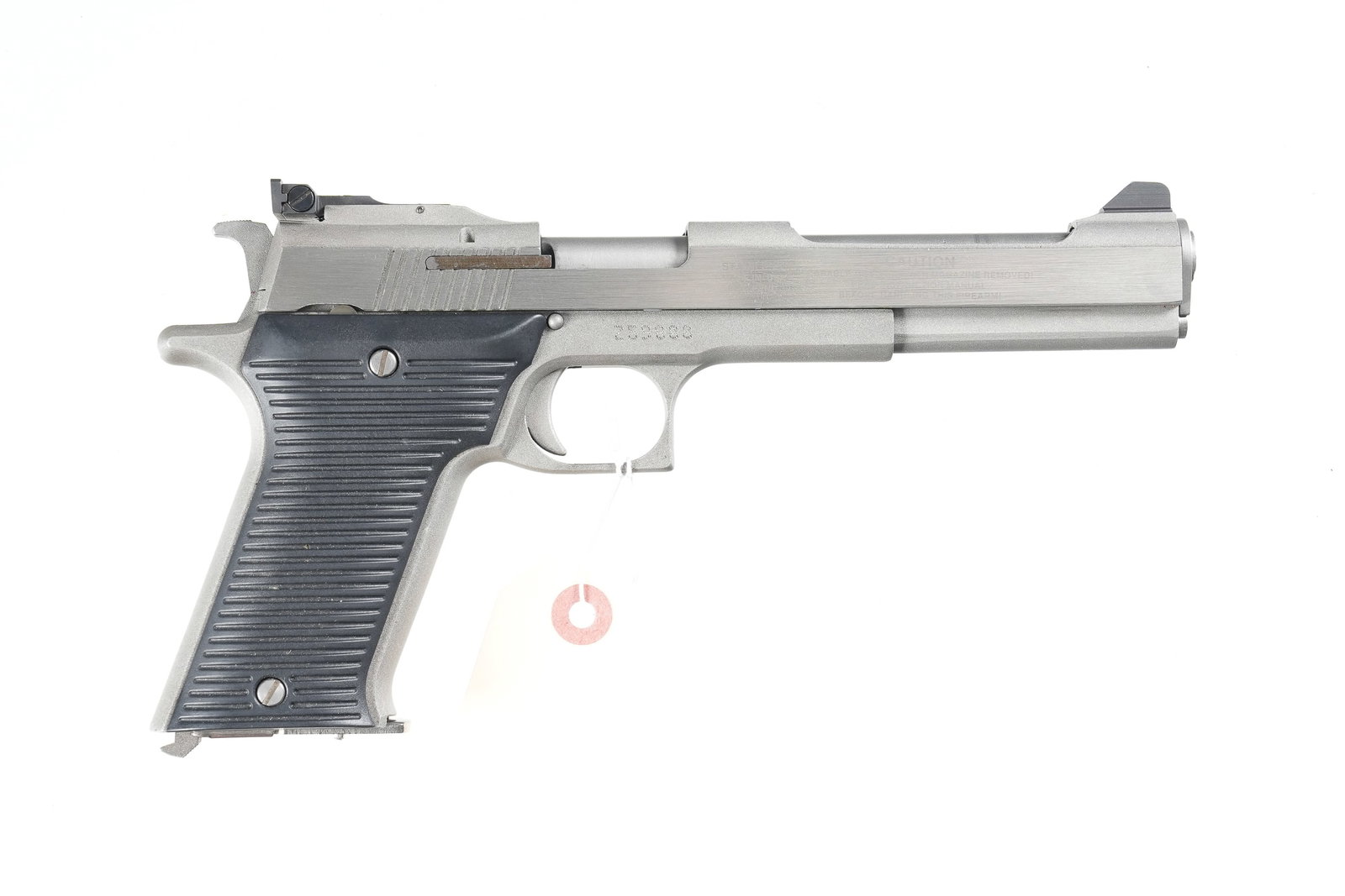 AMT Automag II Pistol .22 mag: .22 mag Serial # Z59800 AMT Automag II .22 Magnum semi auto stainless steel pistol. Condition, Excellent with bright bore and mechanically fine Barrel 6" Modern