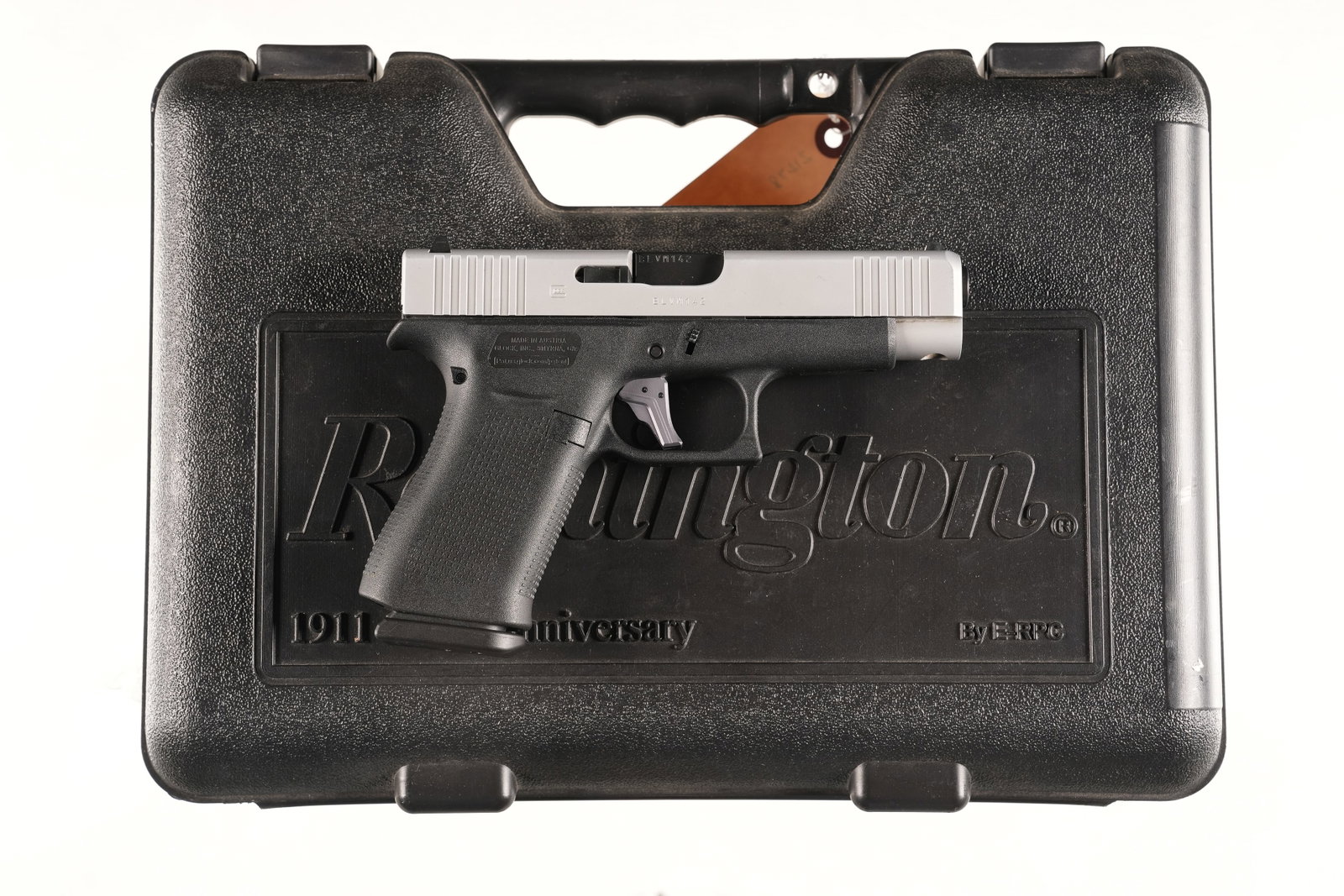 A3786 Glock 48 Pistol 9mm: 9mm Serial # BLVM142 Excellent overall as customized with little use evident. Mechanically excellent. Housed in plastic hardcase. Barrel 4" Modern