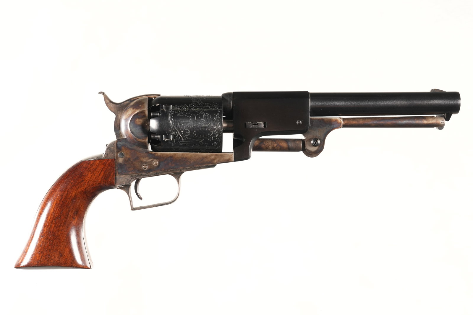 ASM USA Model Revolver .44 cal: .44 cal Serial # 93982 Excellent overall condition with minor surface abrasions. Case color remains vibrant. Mechanically excellent. Barrel 7 1/2" No4473
