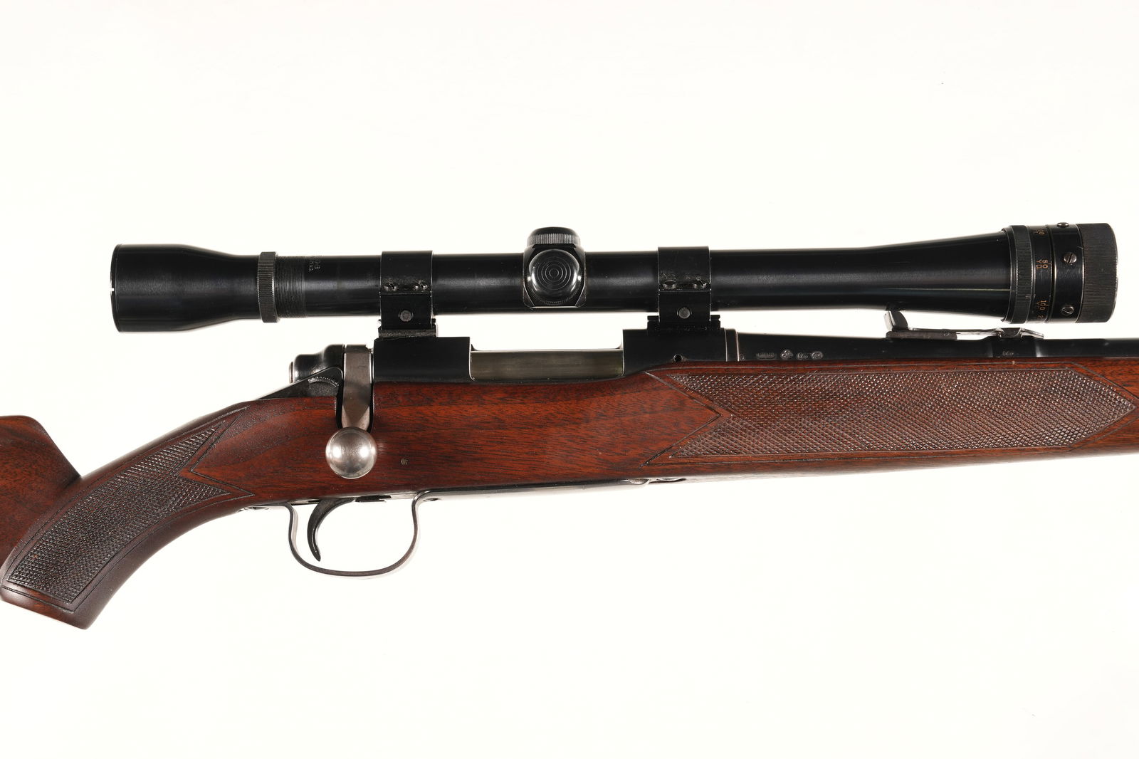 A3772 Remington 722 Bolt Rifle .222 rem: .222 rem Serial # 209477 Excellent overall condition with minor handling marks. Mechanically excellent. Equipped with Weaver K8 scope that has a fine crosshair, Barrel 26" C&R