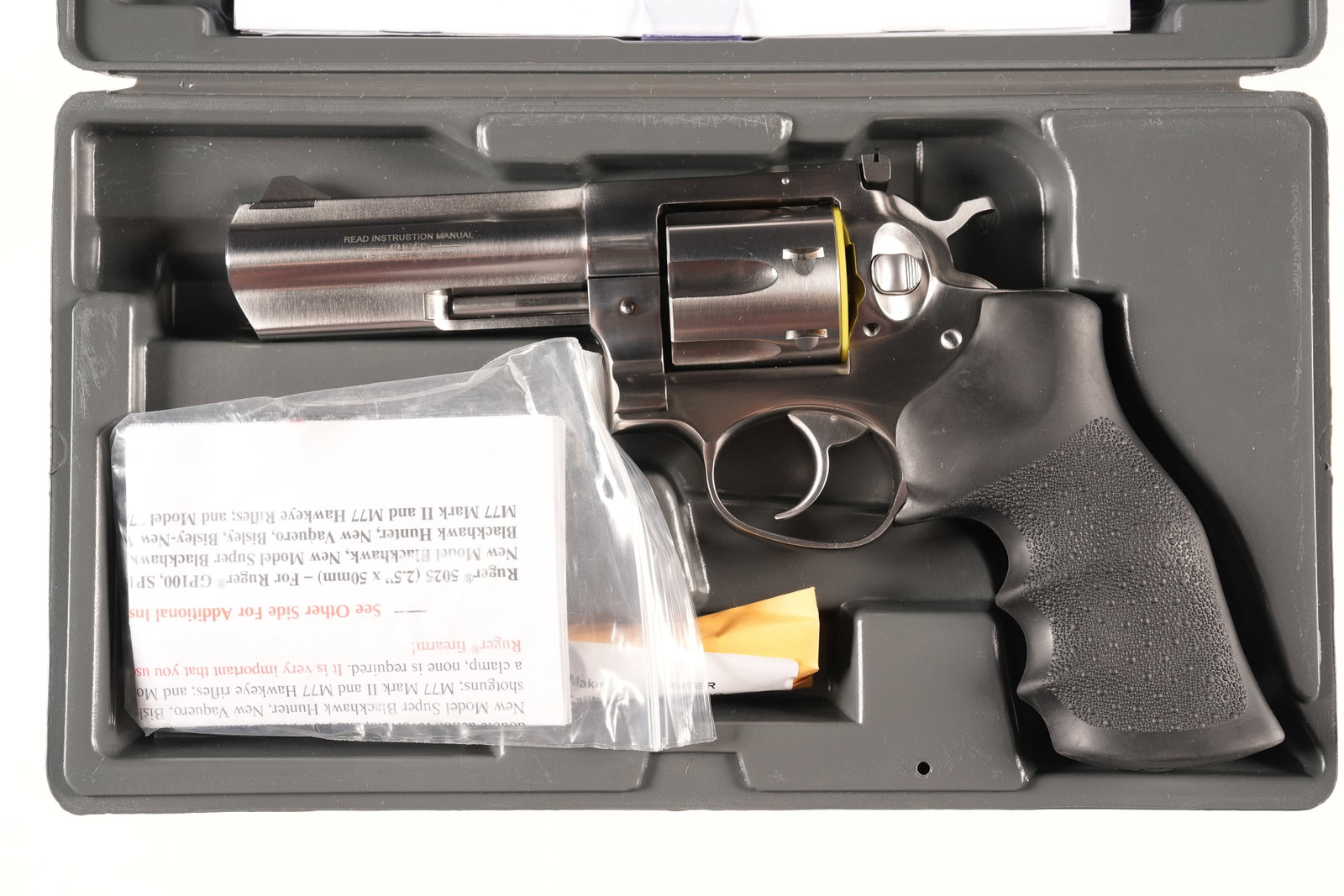 A4364 Ruger GP100 Revolver .357 mag: .357 mag Serial # 176-71155 with factory box numbered to gun, with paperwork modern