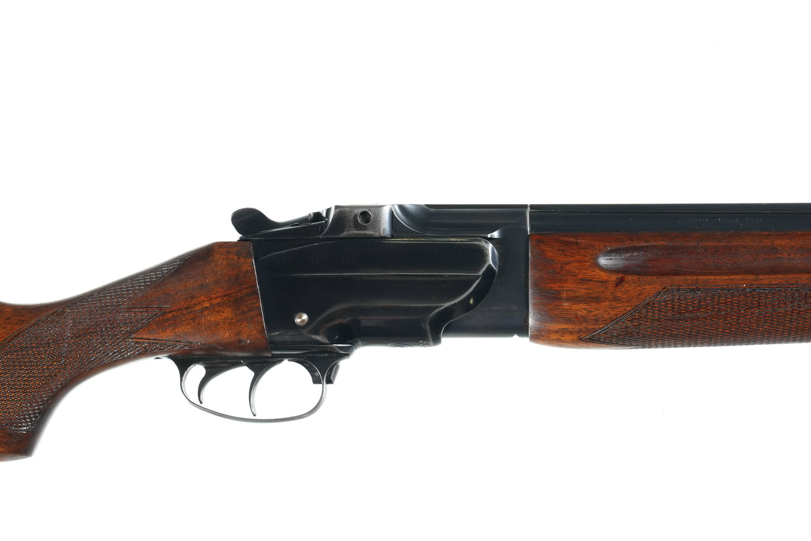 A1787 BRNO ZH101 O/U Shotgun 12ga: 12ga Serial # 106263 CZ Brno ZH 101 12 Ga over under with 27 1/4" Vent riob Bbl with 2 3/4" chambers and choked Full & Full. Double triggers with lifter extractors. Varnished walnut pistol grip stock 