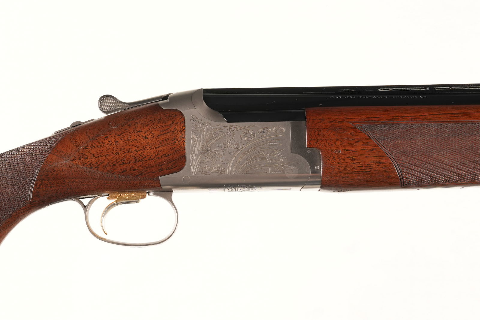 A2936 Browning GTS O/U Shotgun 12ga: 12ga Serial # 46511NP Browning GTS Special with 30" Vent rib Bbl, Single selective adjustable trigger with ejectors. Invector choke system with 14 14' LOP over factory butt plate. Mod & IC installed c