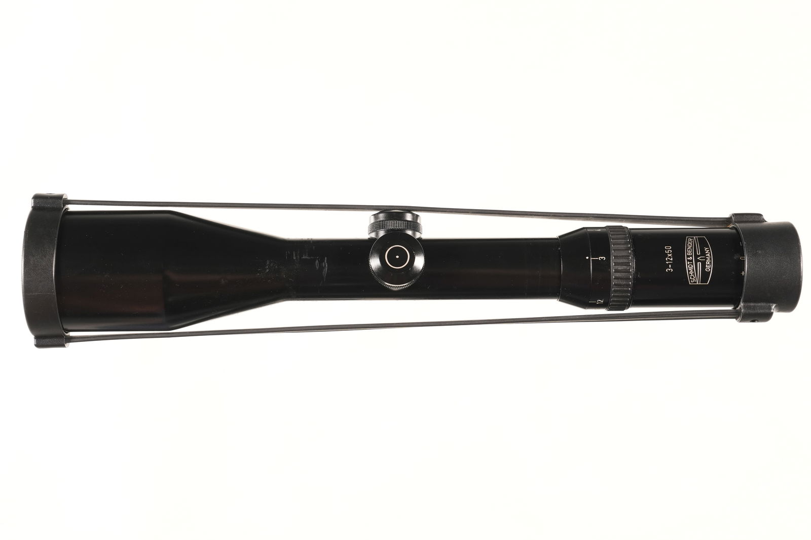 Schmidt & Bender 3-12x50 Scope: Schmidt & Bender3-12x56 scope with 4A reticle and a clear optic