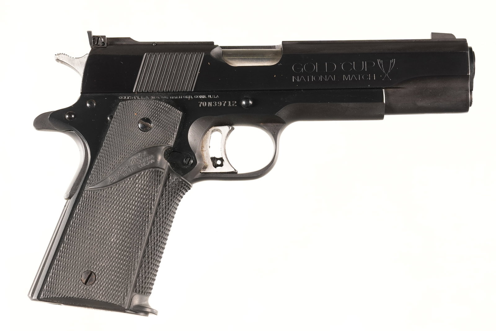 A3860 Colt Gold Cup NM Pistol .45 ACP: .45 ACP Serial # 70N39712 Mk IV Series 70. Modern