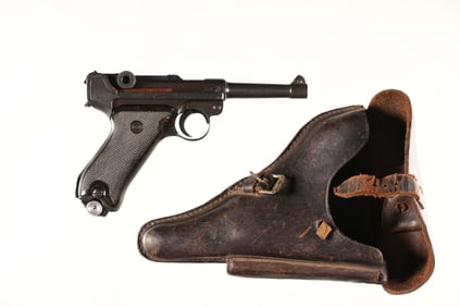 A4938 DWM East German Luger P08 VOPO Pistol 9m