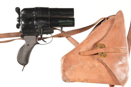 Nambu Type 90 V2 Triple Barrel Flare Pistol