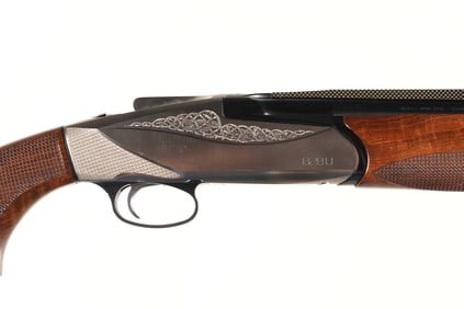 A4678 Benelli 828U Silver Field O/U Shotgun 12ga
