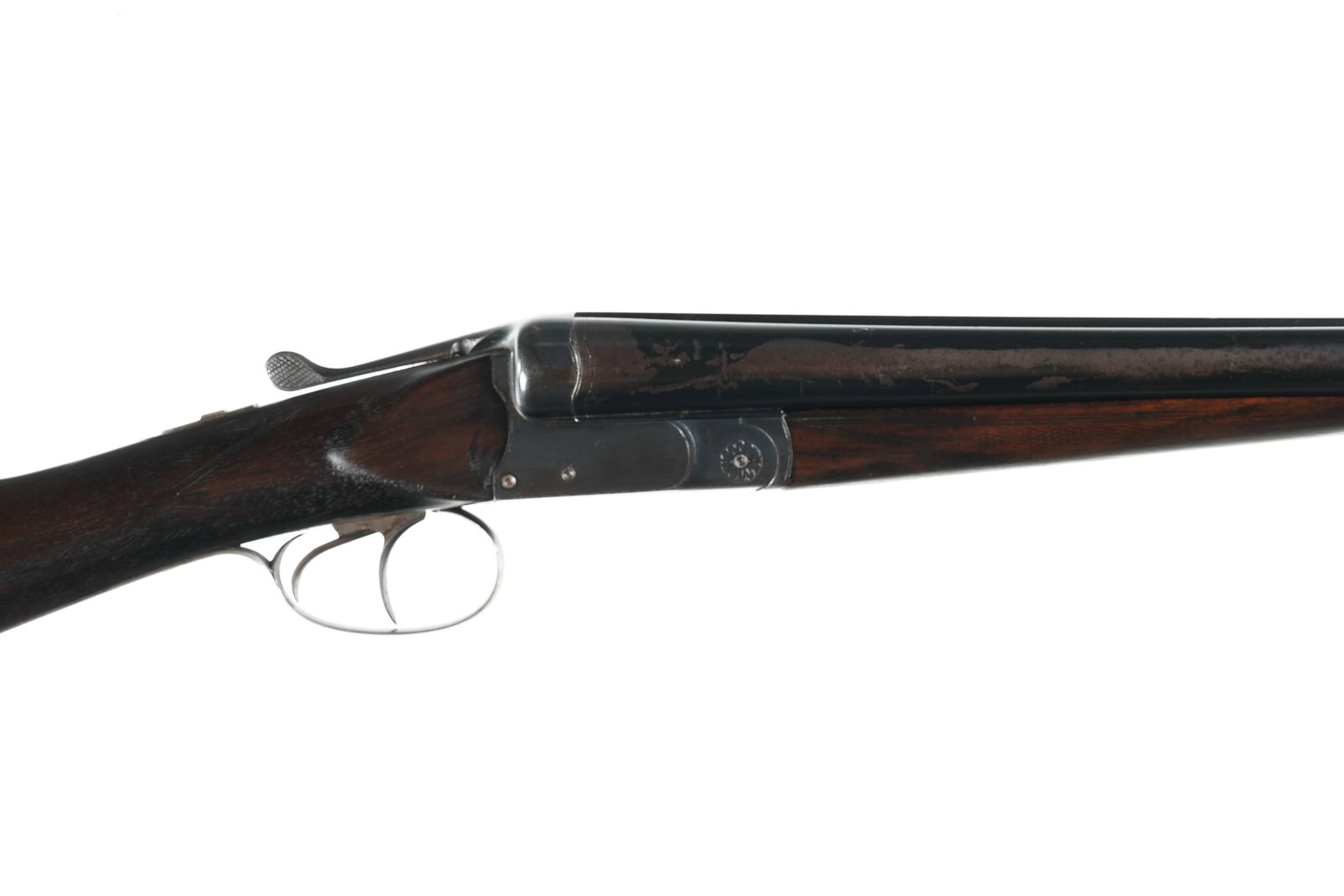 A2308 FN (Herstal) Boxlock Ejector O/U Shotgun 12g: 12ga Serial # 10914 Fabrique Nationale Box Lock ejector 12 Ga with double triggers and ejectors. 30" Bbl, Full & Mod chokes with 2 1/2" chambers 14" LOP. Condition, Good as older English refinished wi