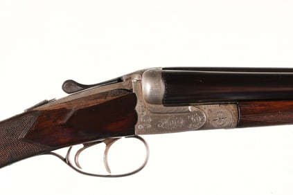 A4565 Belgian BOX LOCK SxS Shotgun 12ga