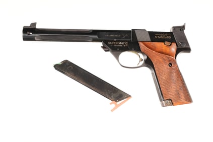 High Standard Supermatic Trophy 107 Military Pistol .22 lr