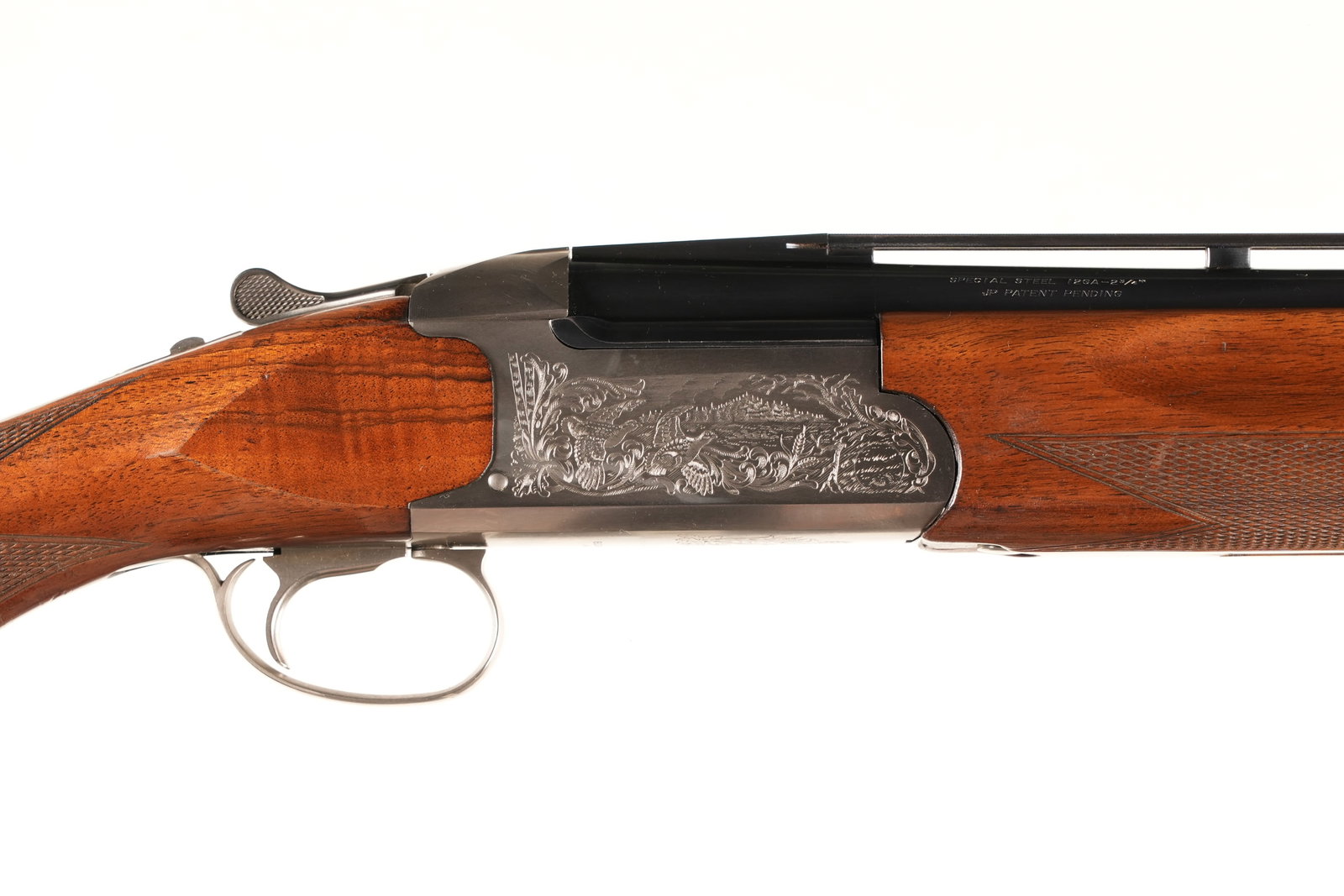 Miroku 3000 O/U Shotgun 12 GA: 12 GA Serial # 44785PV Miroku Model 3000 12 ga over under with 2 3/4' chambers Ejectors, single selective trigger, Interchangeable chokes Ic & Ic installed. 14 1/4" LOP, Condition, Extremely fine with