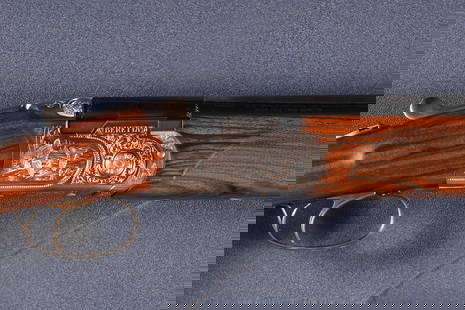 Beretta Silver Pigeon III O/U Shotgun 20 GA: 20 GA Serial # P92134B Beretta Model Silver Pigeon III 20 Ga with vent rib 28" Bbl, 3" chambers with single selective trigger with ejectors. Factory choke tubes (4 included with wrench. Coin finished