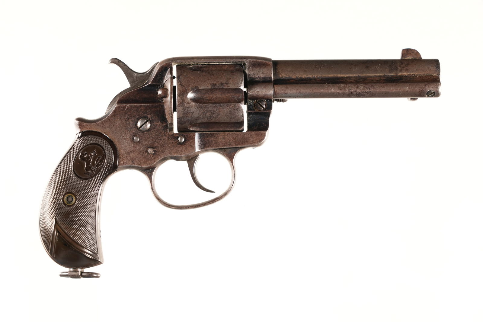 Colt 1878 Frontier Six Shooter Revolver .44-40: The Colt 1878 Frontier Six Shooter was chambered in .44-40 for compatibility with Winchester rifles. Manufactured in 1891, this .44/40 serial #28710 features 4 3/4" barrel with butt swivel, much origi