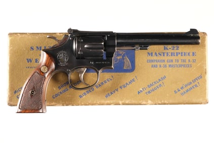 Smith & Wesson K-22 Masterpiece Revolver .22lr