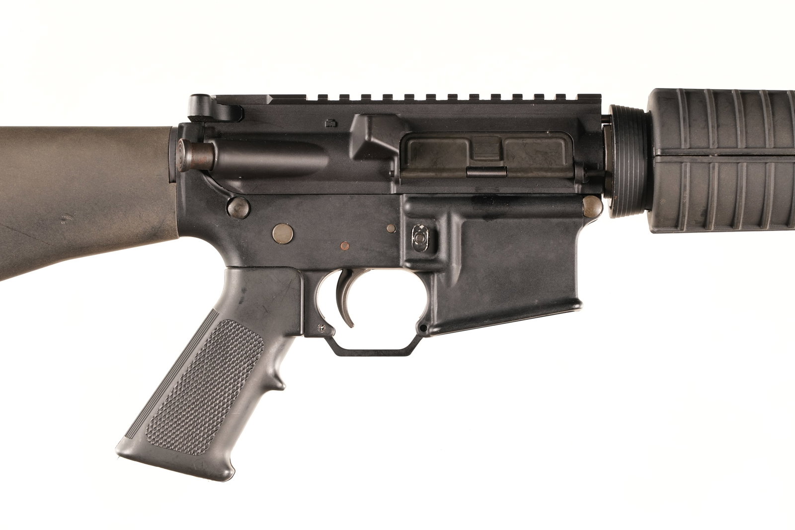 Olympic Arms PCR Semi Rifle .223/5.56: .223/5.56 Serial # JJ2407 Very good overall condition, several small components marked .300 blackout, barrel marked 5.56 Nato 1:7 AR-S, magazine absent Barrel 20" Modern. Olympic Arms, founded in 1956
