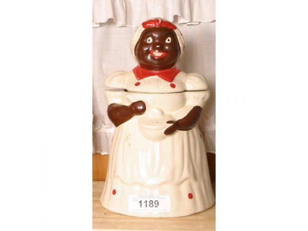Cookie Jar - Mammy - not marked - Old - heavy cra: Cookie Jar - Mammy - not marked - Old - heavy craz Live auction by Montrose Auction, Inc. Established 1977. We accept PayPal, Money Orders. All items shipped from Montrose, GA 31065 if not picked up a