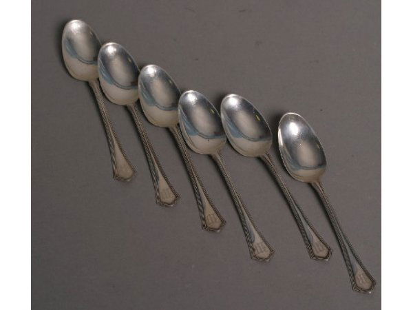 6 Putnam sterling silver spoons: 6 Putnam sterling silver spoons; Wallace silversmith; monogrammed W Terms & Conditions: Live auction by Montrose Auction, Inc. Established 1977. We accept PayPal, Money Orders. Invoices are due 7 days