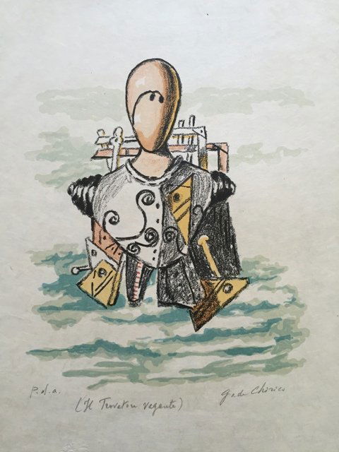 Il Trovatore vagante 1971 by Giorgio De Chirico (1 of 4)