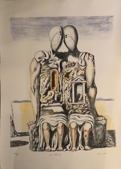 Gli Archeologi 1970 by Giorgio De Chirico (1 of 5)