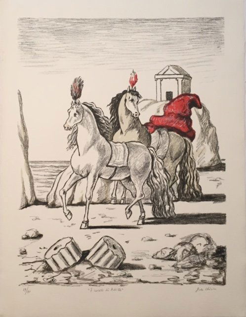 I cavalli di Achille 1971 by Giorgio De Chirico (1 of 3)