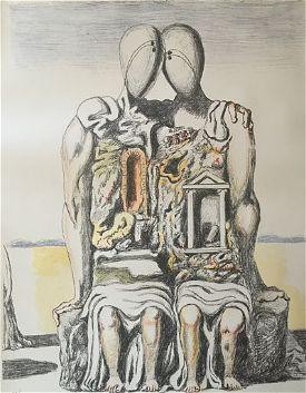 Gli Archeologi 1970 by Giorgio De Chirico (1 of 3)