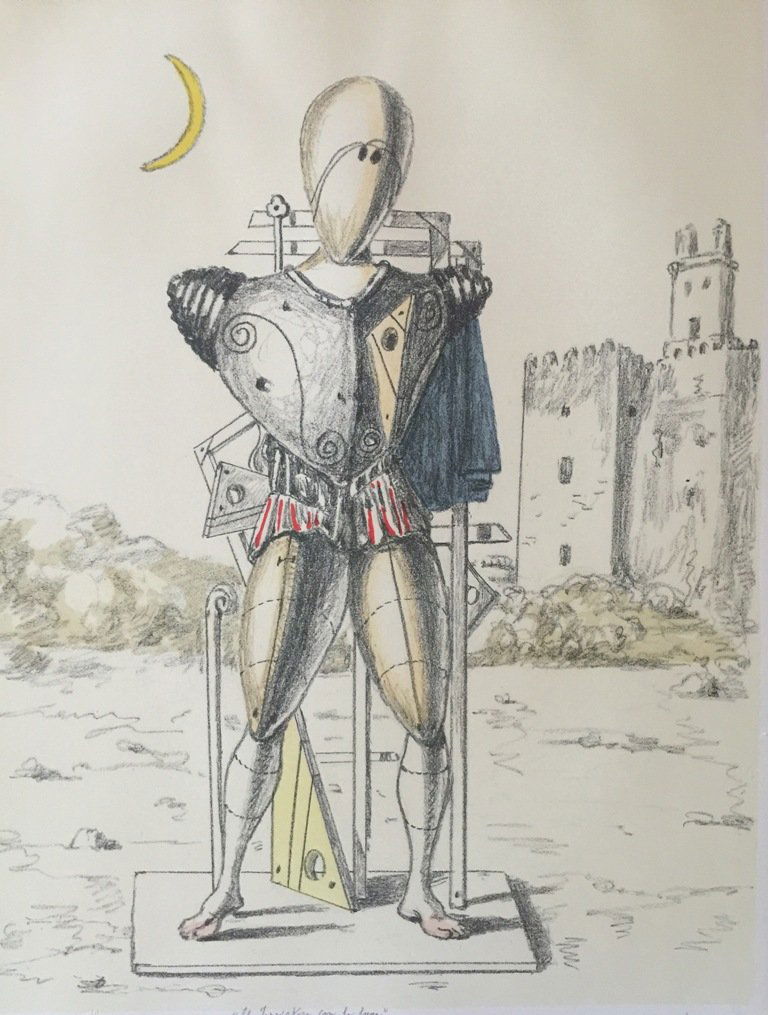 Il Trovatore con la luna by Giorgio De Chirico (1 of 4)