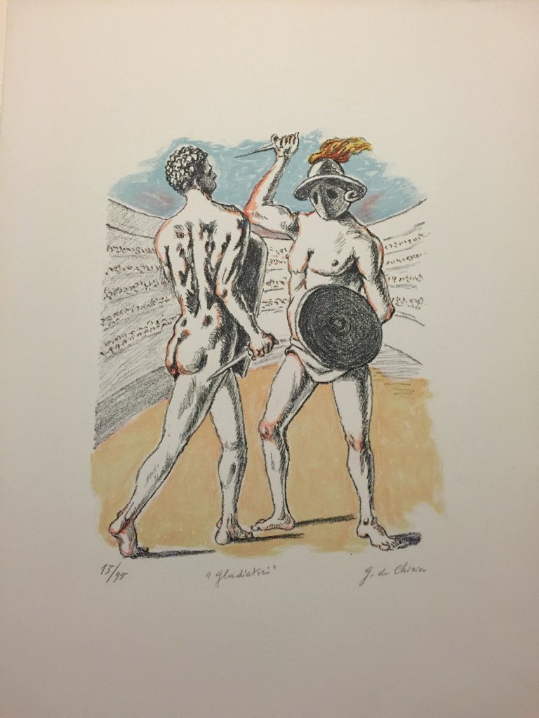 Gladiatori 1969 by Giorgio De Chirico (1 of 5)