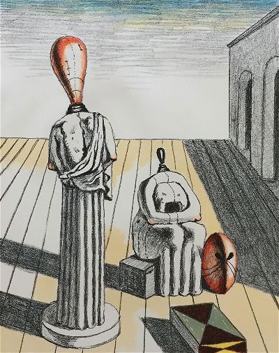 Le Muse inquietanti 1969 by Giorgio De Chirico (1 of 3)