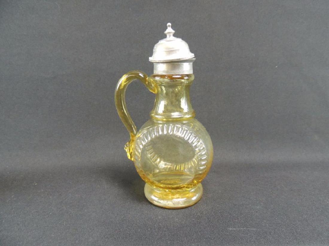 Belmont Glass Co. Pilgrim Bottle Amber Glass Syrup (1 of 4)