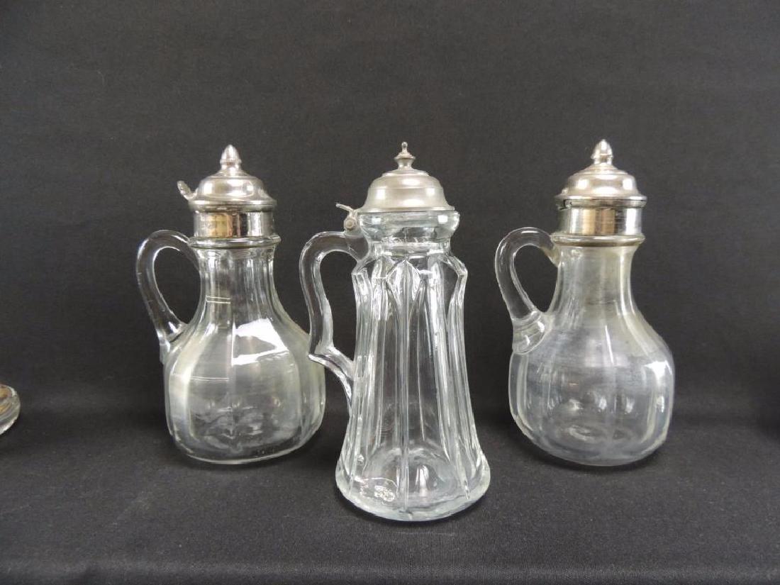 Group of 3 Antique EAPG 8 Panel Syrups (1 of 4)