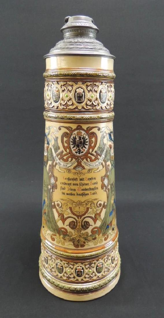 1893 Chicago Columbian exposition Mettlach 6 L Stein (1 of 14)