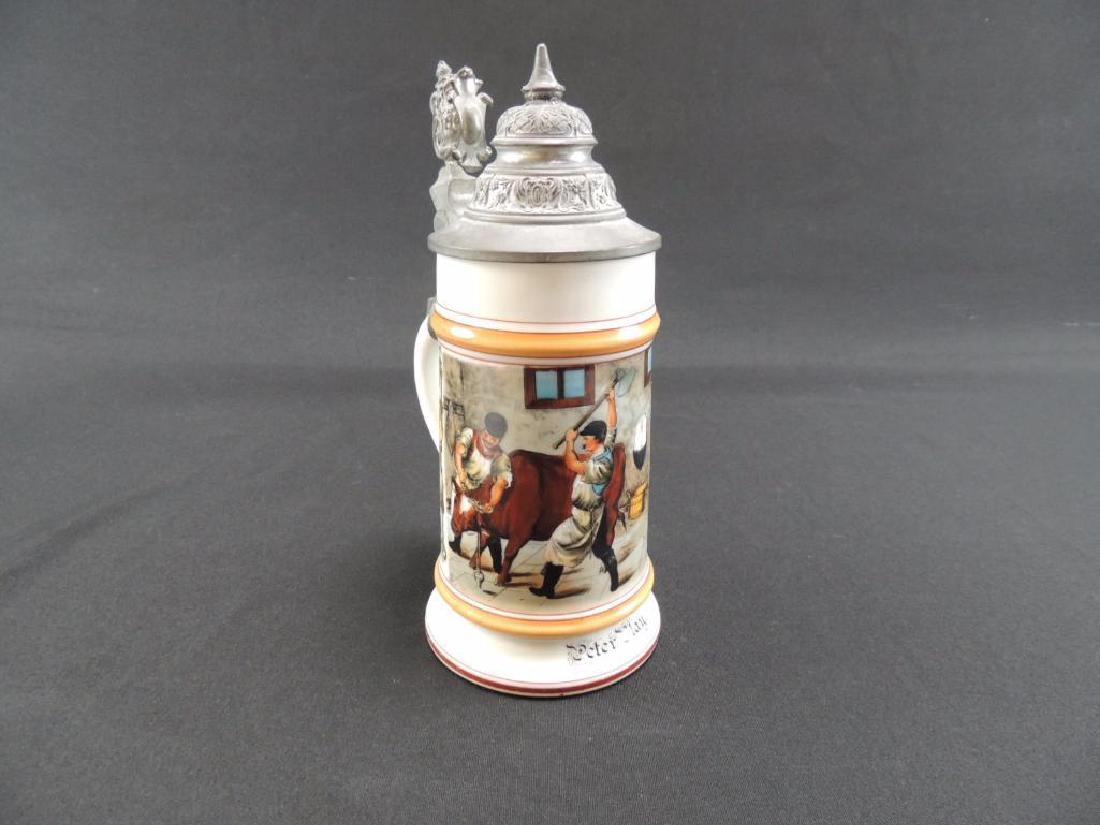 Occupational 1/2 L Stein featuring butcher (1 of 18)