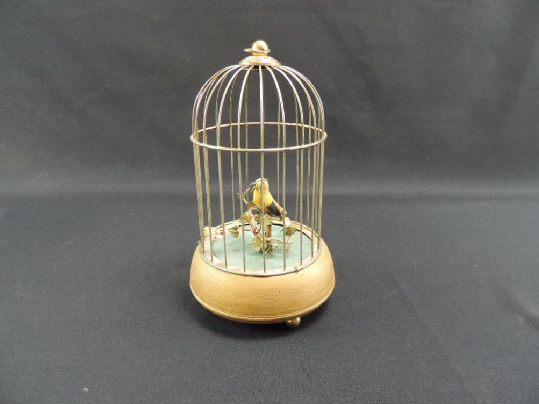 Antique German Automaton Wind Up Singing Bird Cage (1 of 3)