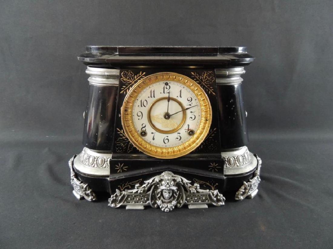Antique Ornate Ansonia Clock Co. Mantle Clock (1 of 7)