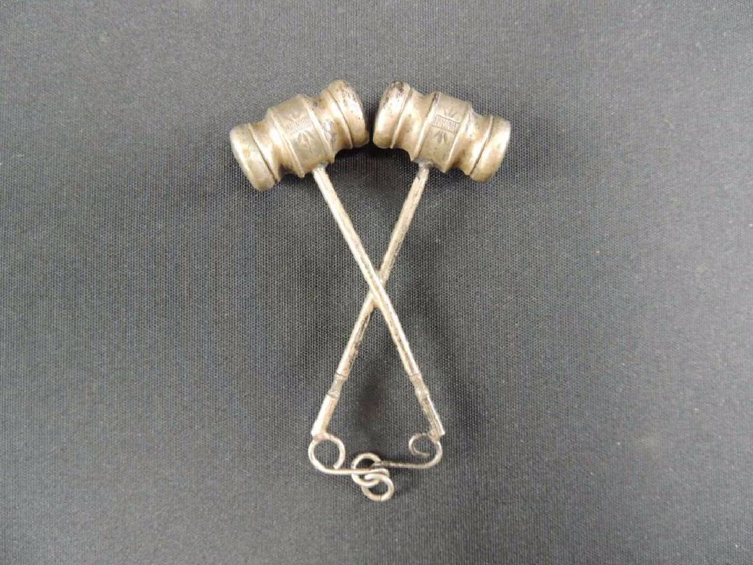 Antique Double Gavel Charm (1 of 2)