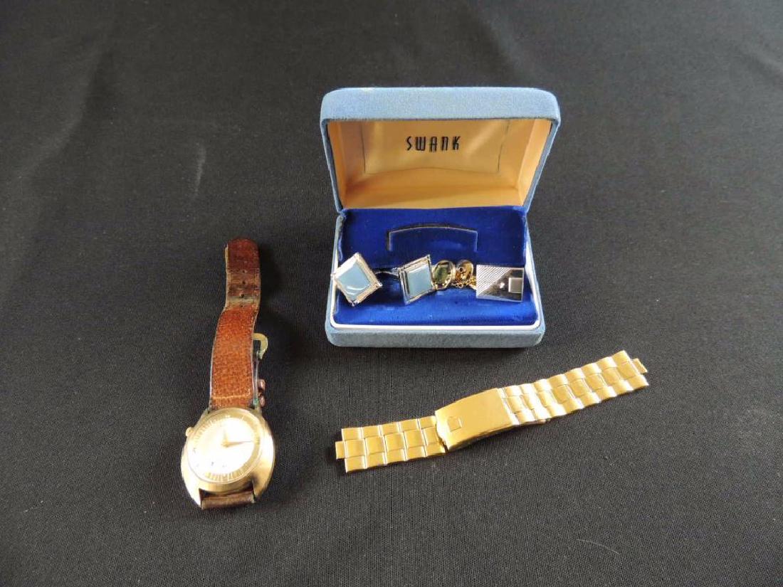 Group of Vintage Hamilton Watch and Cufflinks (1 of 3)